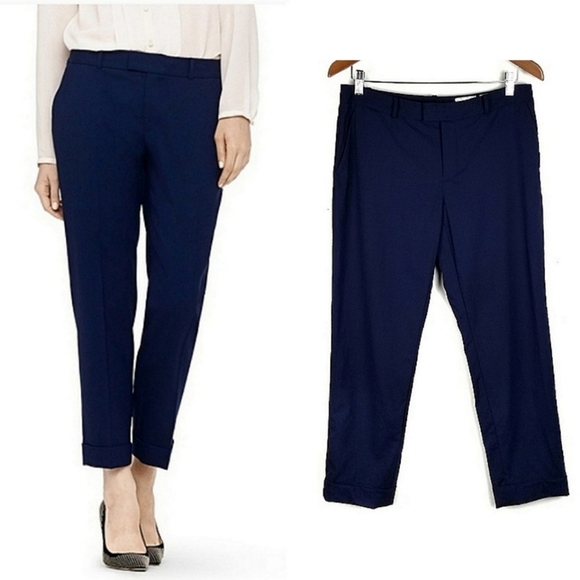 Club Monaco Betia Italian Wool Cropped Pant Size 4 - Picture 6 of 6